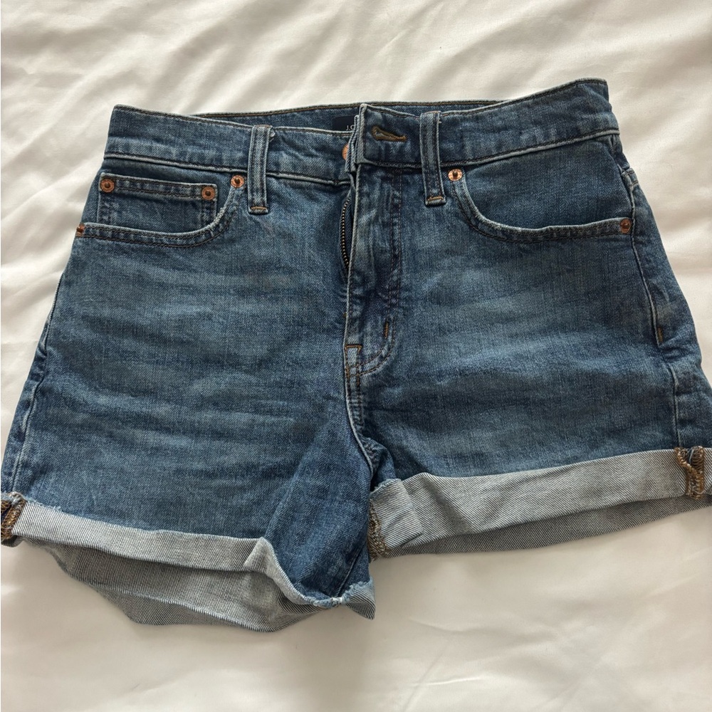 J. Crew Classic Blue Denim Shorts